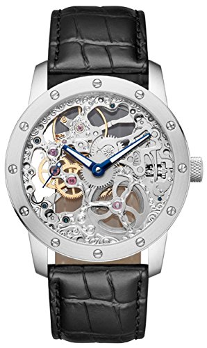 SELVA Herren-Armbanduhr mit Handaufzug, voll skelettiert, versilbert - C338609 SELVA Herren-Armbanduhr mit Handaufzug, voll skelettiert, versilbert - C338609