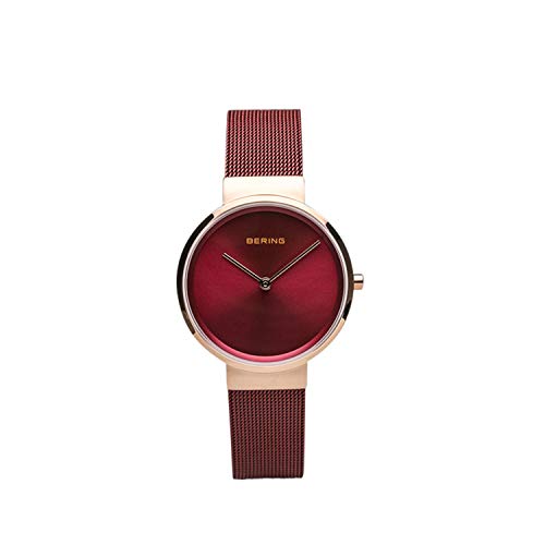 BERING Damen Uhr Quarz Movement - Classic Collection mit Edelstahl und Saphirglas 14531-363 - 5 ATM