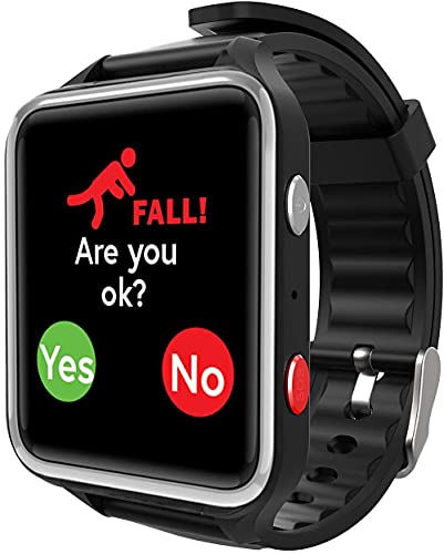 CPR GUARDIAN III Senioren Notruf Uhr - SOS Notrufarmband für Senioren - Smartwatch Senioren mit Sturzerkennung, GPS Tracker, Telefonfunktion und Pulsuhr (Schwarz) CPR GUARDIAN III Senioren Notruf Uhr - SOS Notrufarmband für Senioren - Smartwatch Senioren mit Sturzerkennung, GPS Tracker, Telefonfunktion und Pulsuhr (Schwarz)