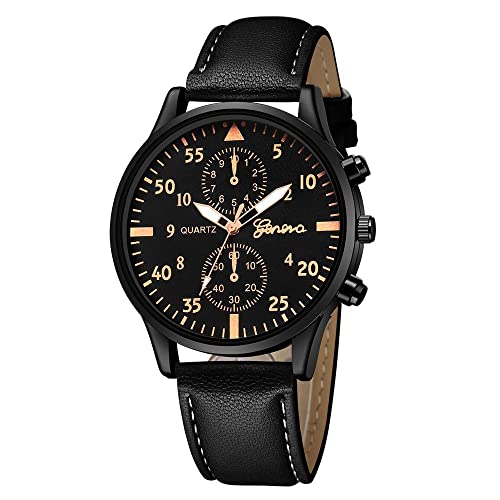 Uhren Herren Armbanduhr Quarz Uhr Herrenuhr Quarzuhr Sportuhr Outdooruhr Watch für Männer 2022 Herren Mode Militär Uhren Luxury Fashion Leather Military Alloy Analoge Quarz-Armbanduhr Business Watch