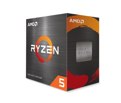 AMD Ryzen 5 5500 Prozessor (6 Kerne/12 Threads, 65W TDP, AM4 Sockel, 19 MB cache, Bis zu 4.2 GHz max boost, wraith stealth Kühler)