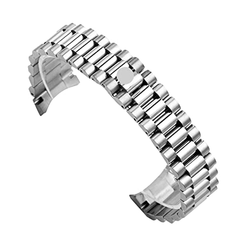DCALU Endband Fit Fit for Rolex Uhr Fit for Oyster Perpetual Ersetzen Armband Riemen 13mm 17mm 20mm 21mm Edelstahl Armband Armbanduhrband Accessoires ansehen