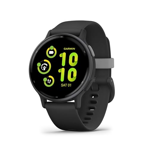 Garmin Vivoactive 5 - GPS-Smartwatch mit 1,2" AMOLED Touchdisplay, Fitness- und Gesundheits- und Musikfunktionen