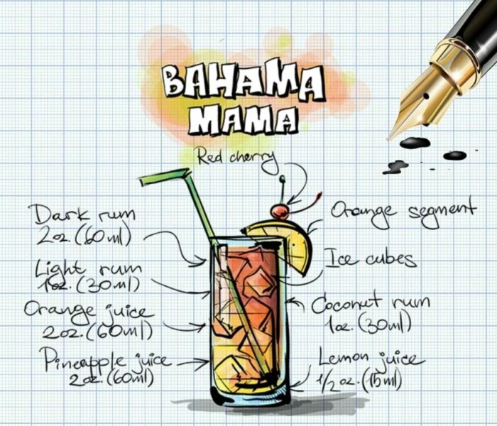 Bahama Mama Cocktail Rezept